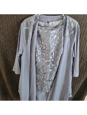 No Brand Women's Blue and Purple Dress